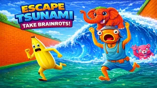 Play Escape Tsunami - Take Brainrots! now!