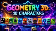 Play Geometry 3D: 12 Characters now!