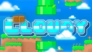Play Geometry Dash Cloudy now!