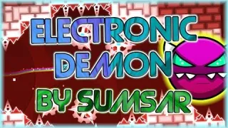 Play Geometry Dash Electronic Demon now!