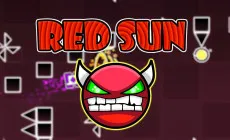 Geometry Dash Red Sun