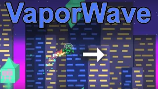 Play Geometry Dash VaporWave now!