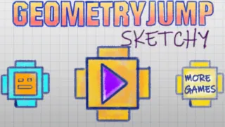 Play Geometry Jump Sketchy now!