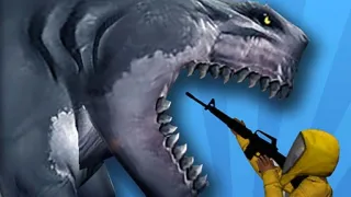 Play Sharkosaurus Rampage now!