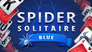 Play Spider Solitaire Blue now!