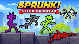 Play Sprunki Stick Parkour now!