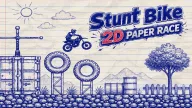 Play Stunt Bike 2D Paper Race now!