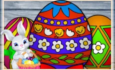 Handmade Easter Eggs Coloring Book