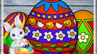 Play Handmade Easter Eggs Coloring Book now!