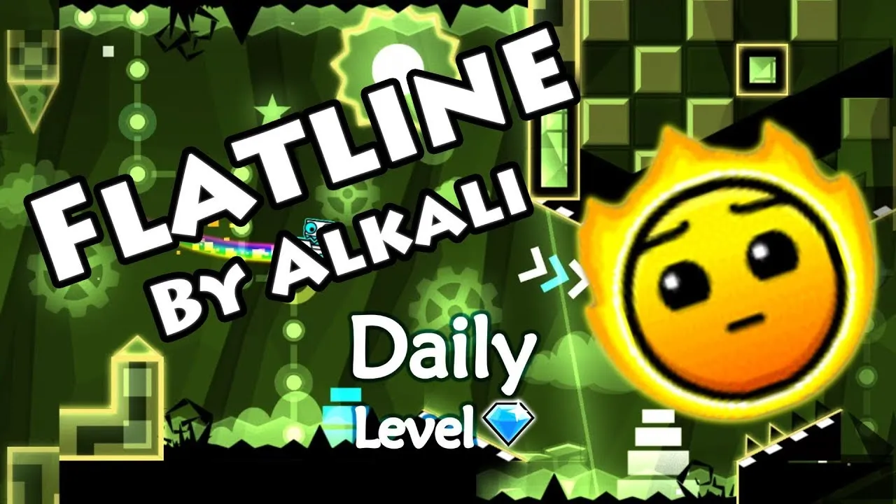 Geometry Dash Flatline